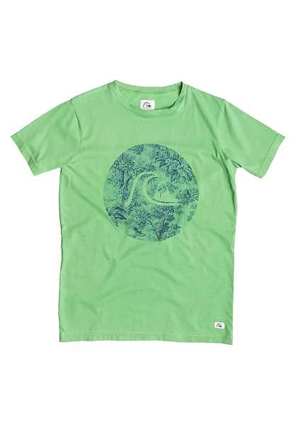 Quikargento Sunset Tunnels - Verde Bambini Estate T-Shirts (D3529)